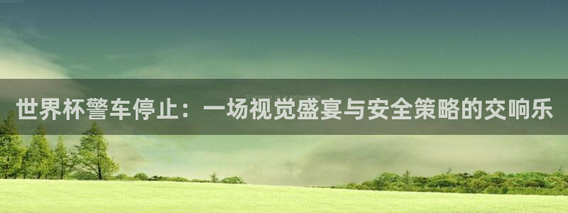 2026世界杯南美区积分榜:世界杯警车停止:一场视觉盛宴与安全策略的交响乐